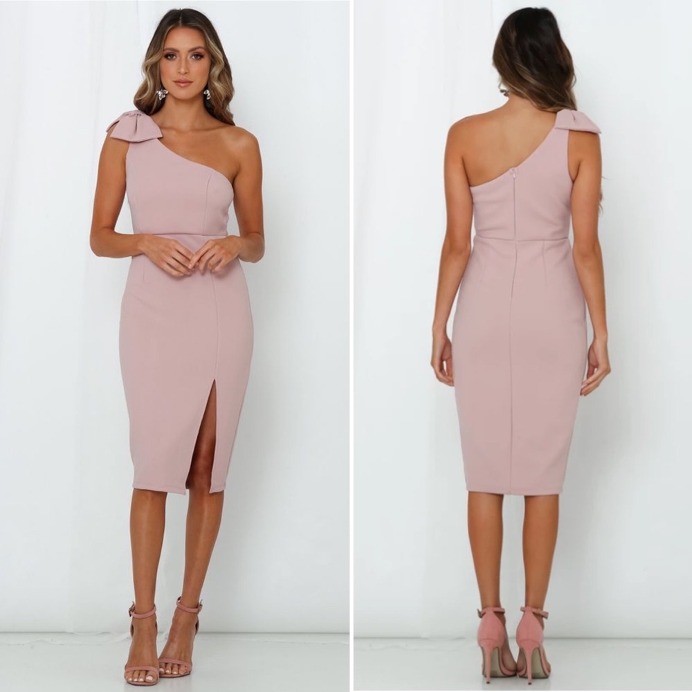 NWT Hello Molly Did You Know Dress Blush Size XS